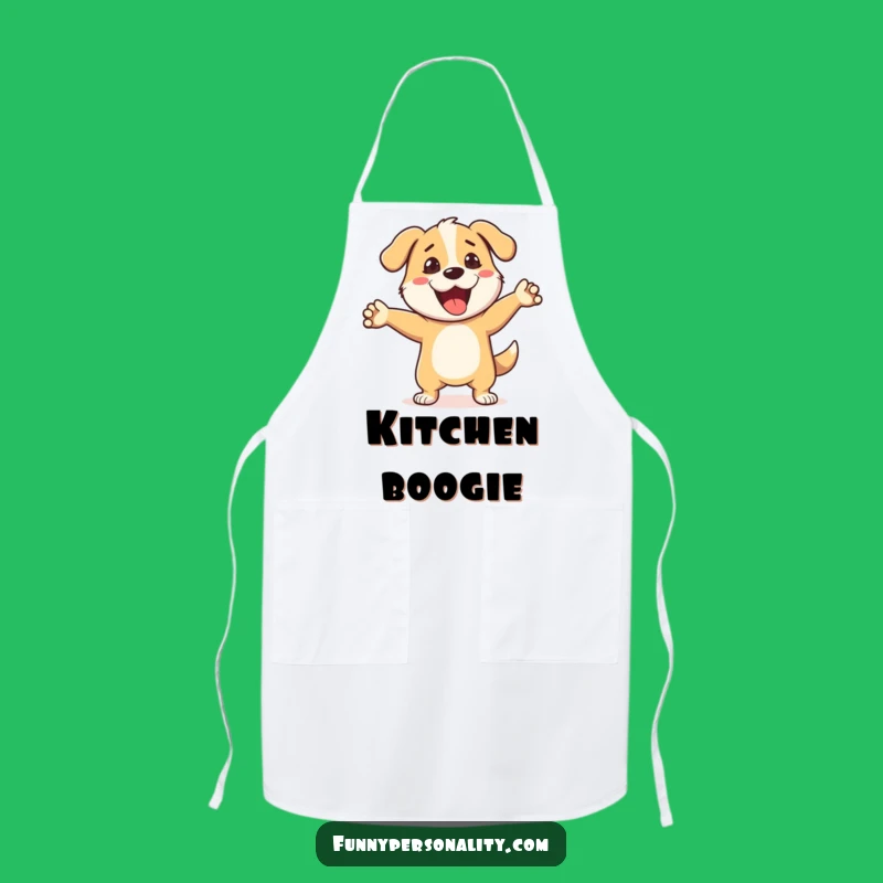 Funny Dog Dance Apron: Cook with Moves, Fun & Practical Funny Gift