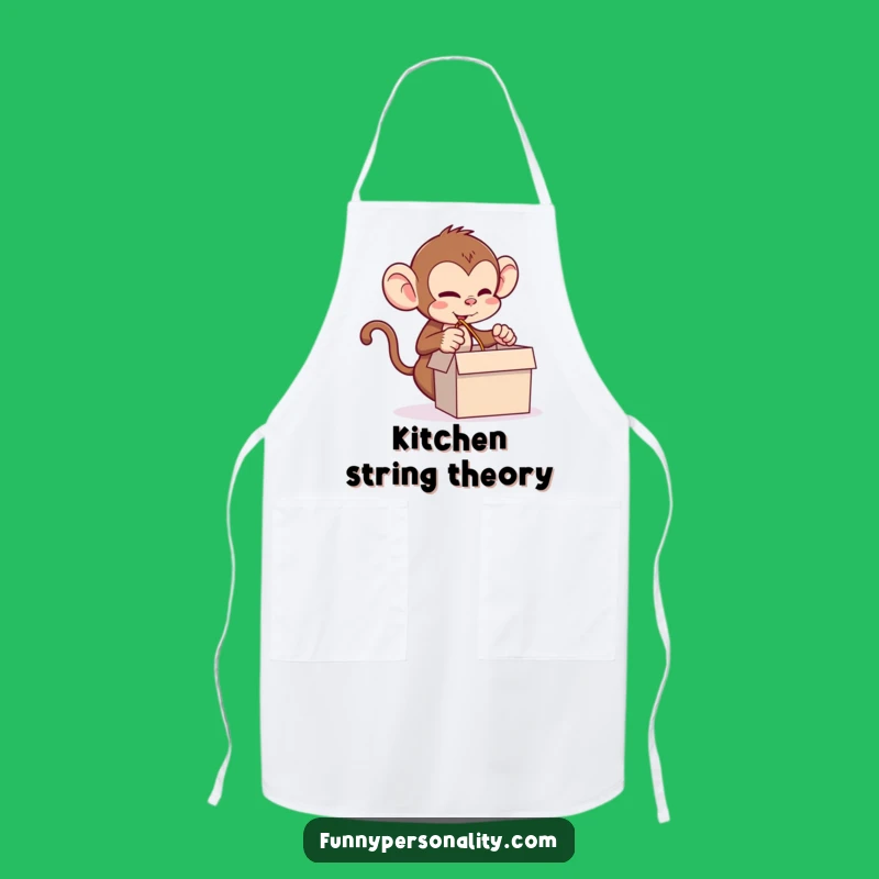 Funny Monkey Prank Apron: Cook with Mischief and Humor, A Hilarious Kitchen Helper