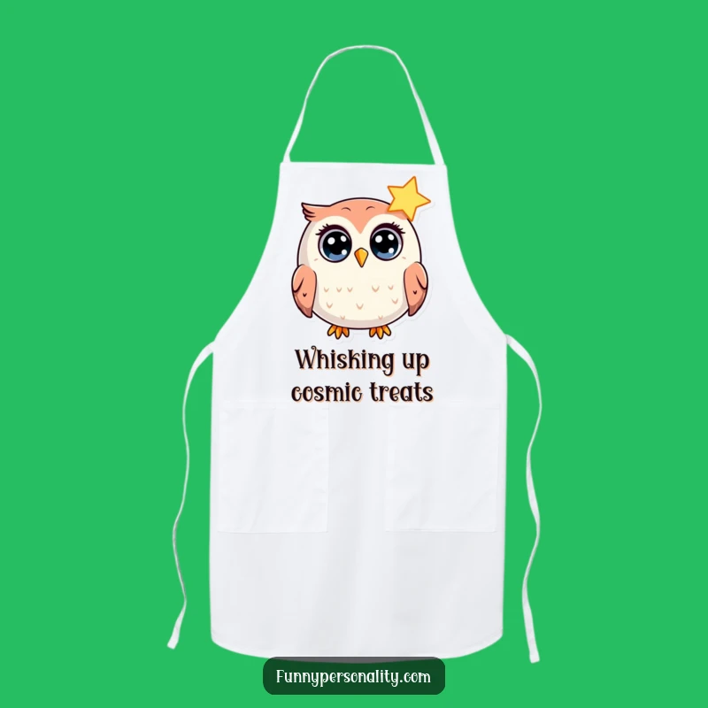 Funny Owl Chef Apron: Surprise in the Kitchen, Practical Funny Gift