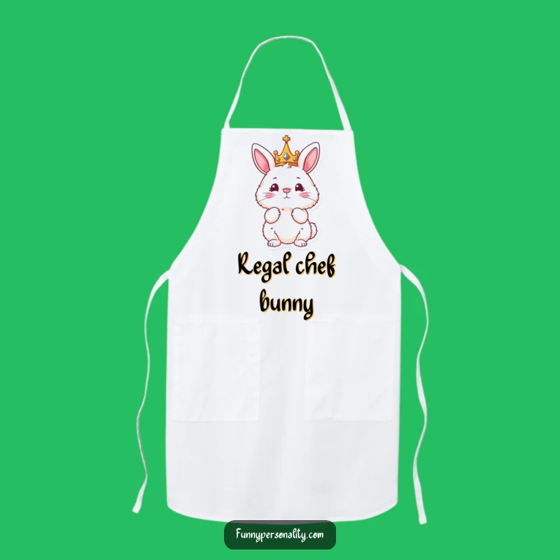 Funny Bunny King Apron - Kitchen Regal Character Wear