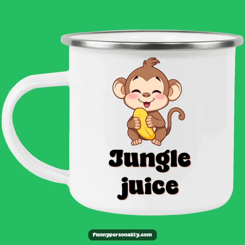 Funny Monkey Camp Mug - Go Bananas Outdoors