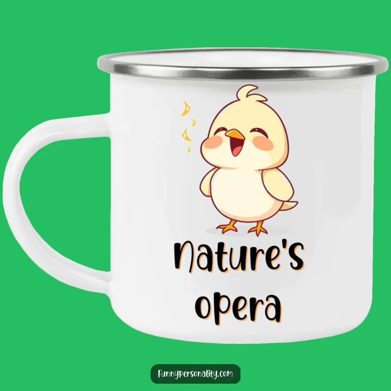 Funny Bird Campfire Mug - Sing Songs Under the Stars