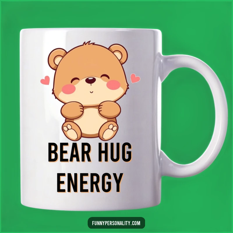Funny Bear Hug Mug: Warm Comfort and Giggles Guaranteed!