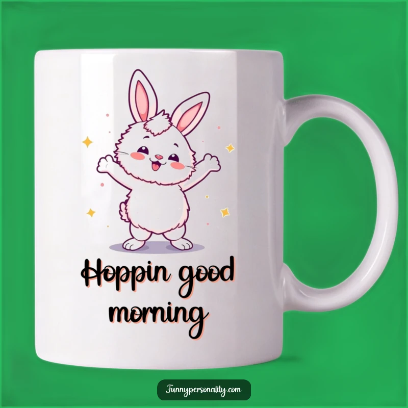 Funny Disco Rabbit Mug - Groovy Dancer Bunny Funny Gift