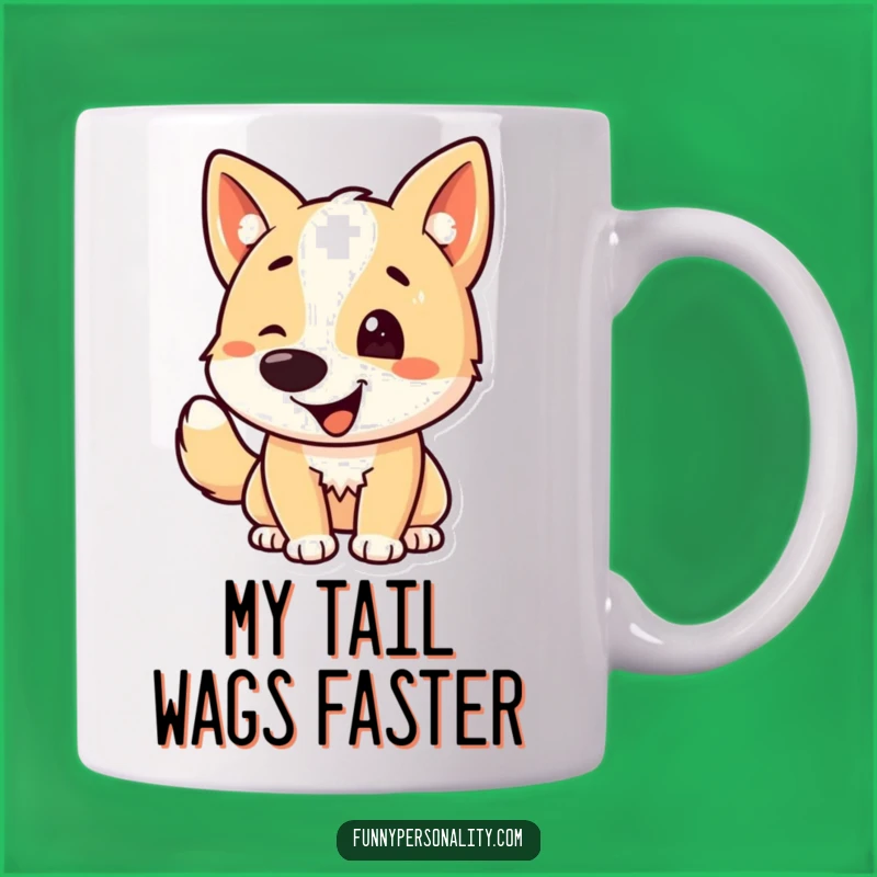 Funny Dog Wagging Tail Mug: A Hilarious Gift for Dog Lovers