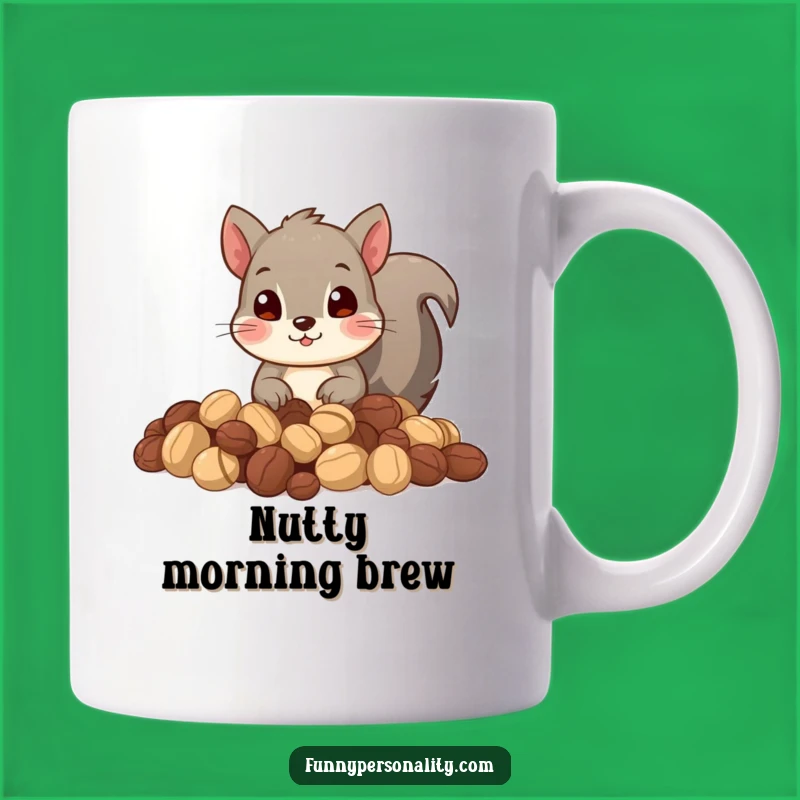 Funny Squirrel Stash Mug: Hoarding Humor for a Perfect Gift