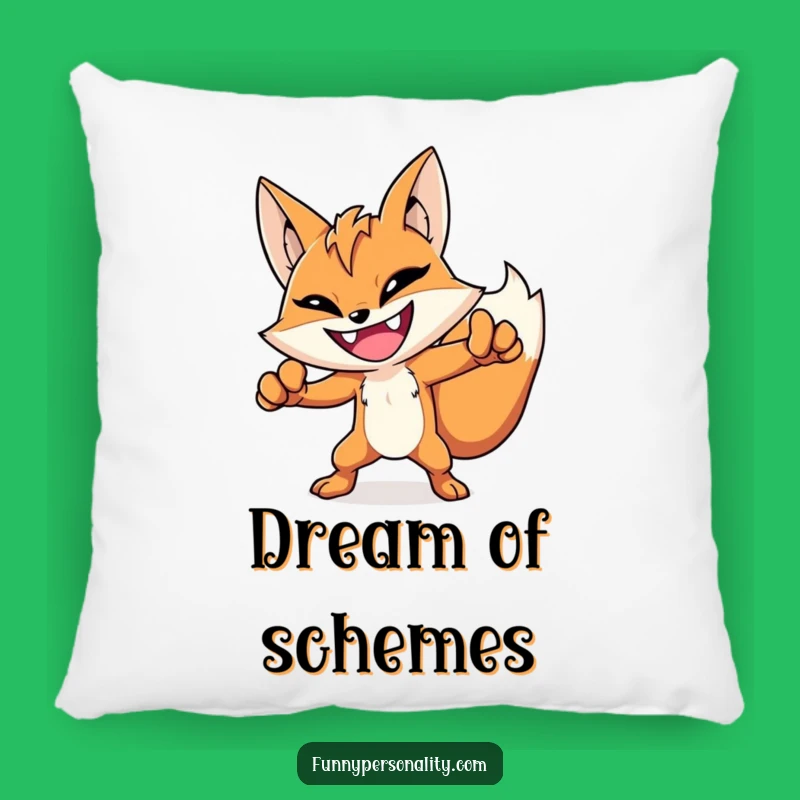 Funny Hero Fox Pillow: Get Cozy and Channel Your Inner Hero