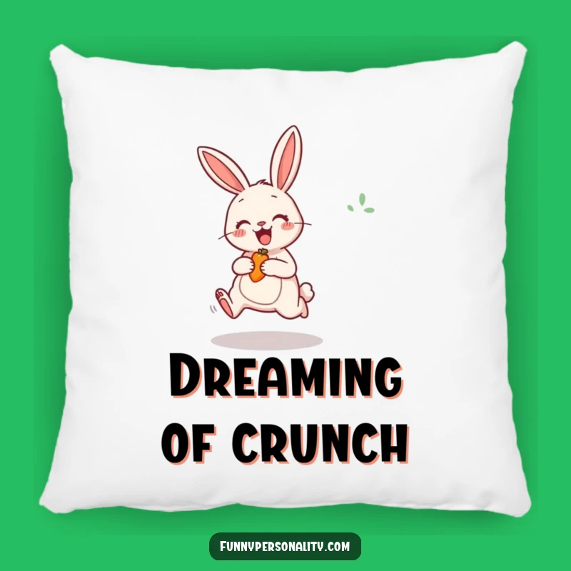 Funny Cheerful Rabbit Pillow: Cozy Comfort with Jumping Bunny, Ideal Gift