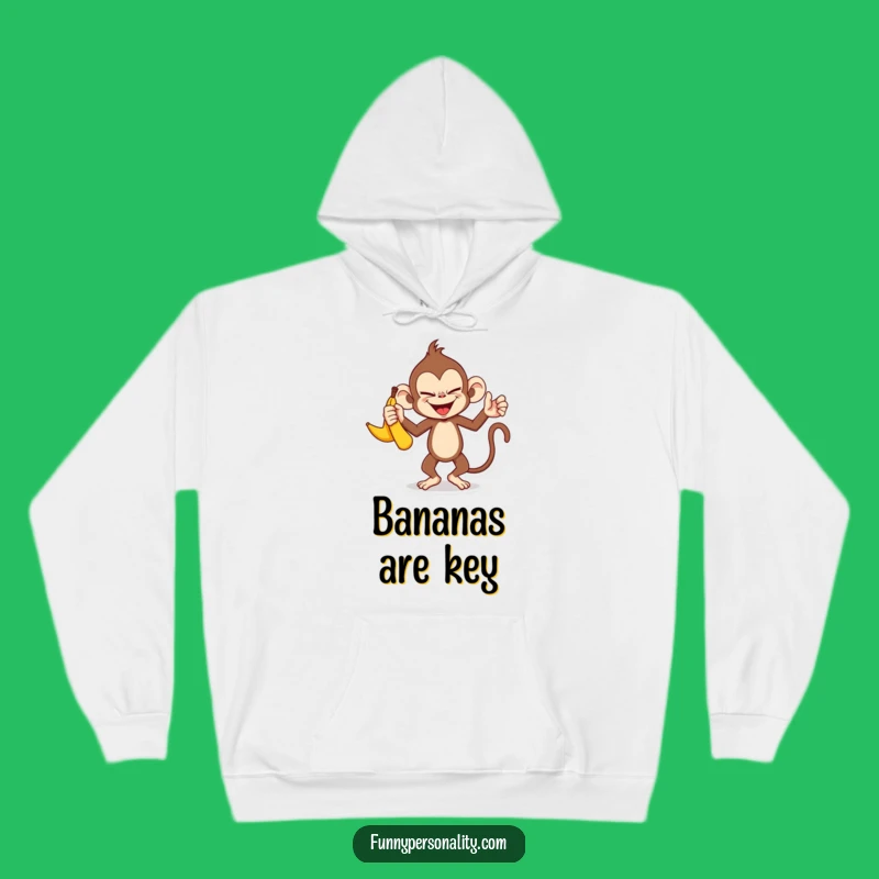 Cozy Funny Monkey Hoodie: Banana Juggling, Warm Comfort, The Ultimate Funny Gift