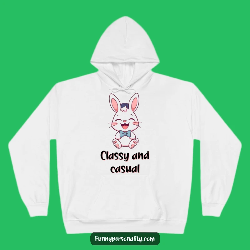 Funny Bunny Party Hoodie: Cozy Fun for a Perfect Gift