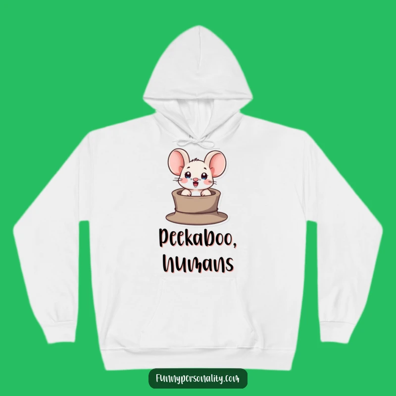 Funny Mouse Hoodie: Stay Cozy with Surprises Popping Out!