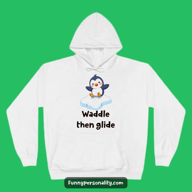 Funny Penguin Hoodie: Stay Warm and Giggle Down the Icy Slopes!