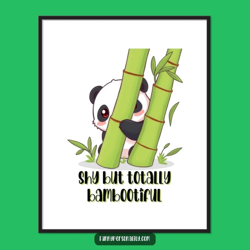 Free Printable Shy Panda Wall Art: Cute Downloadable Decor for Calm Spaces