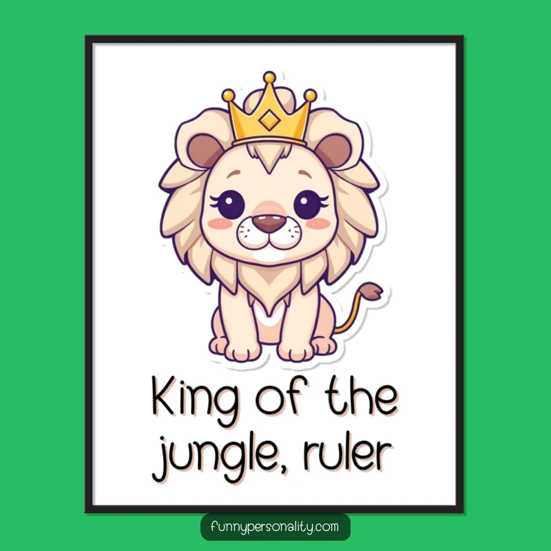 Free Printable Triumphant Lion Wall Art: Royal Downloadable Decor for Any Room