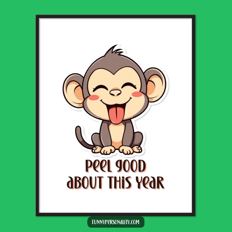 Free Printable Wall Art: Silly Monkey Funny Downloadable Decor For Playful Spaces