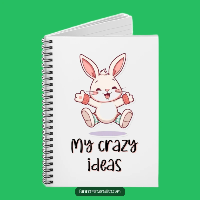 Funny Rabbit Notebook: Sock Adventures, Big Ideas, Perfect Funny Gift