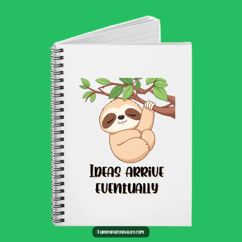 Funny Sleepy Sloth Notebook: Serene Ideas, Perfect Funny Gift Journal