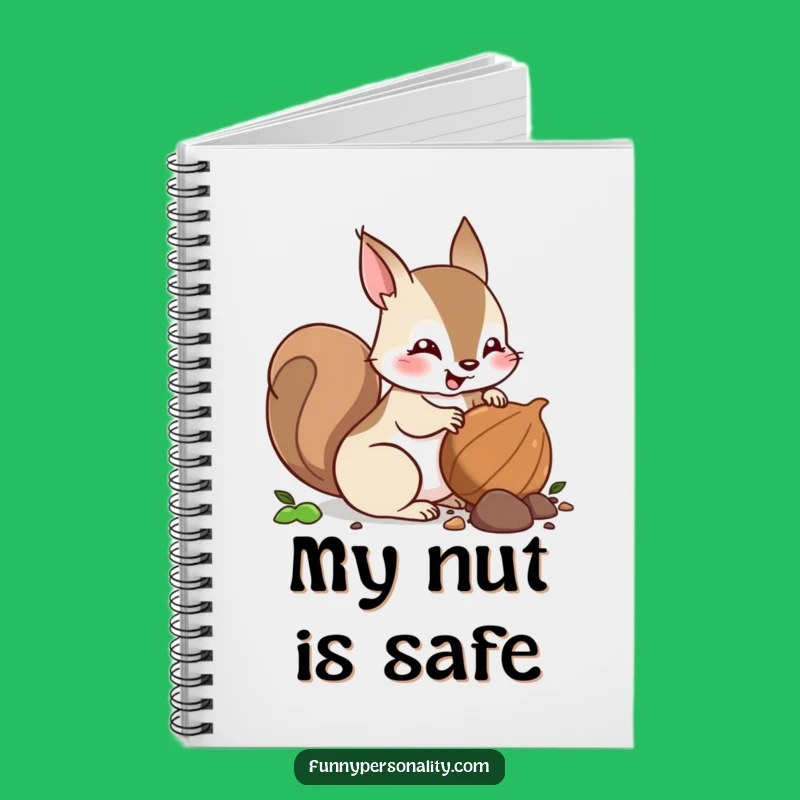 Funny Squirrel Nut Burying Notebook: Jot Down Your Stash of Ideas!