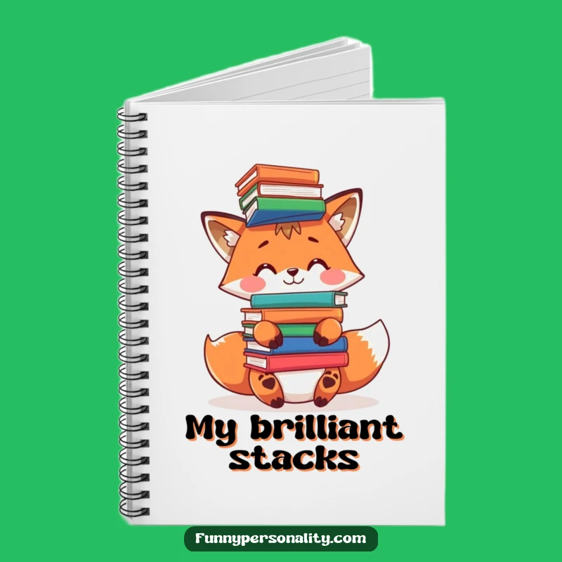 Funny Fox Notebook: Book Balance, Smart Ideas, Perfect Funny Gift