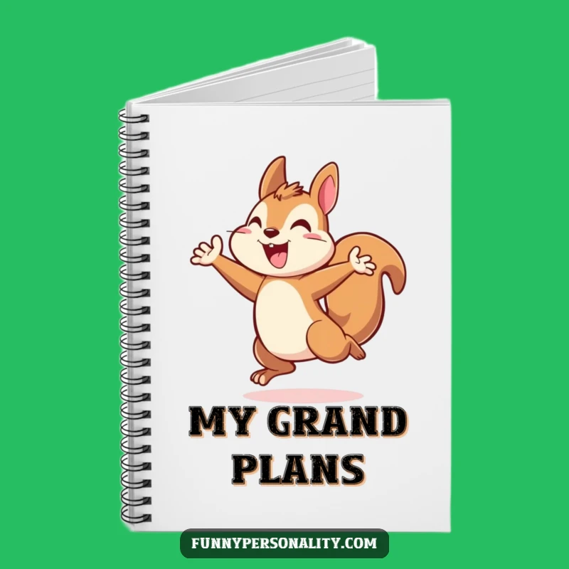 Energetic Squirrel Leap Notebook: Plan Your Victories, Perfect Gift