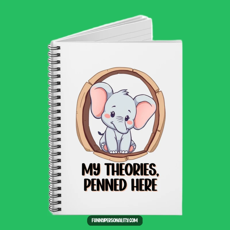 Funny Elephant Curiosity Notebook: Hilarious Journal Gift