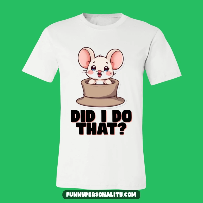Funny Mouse T-Shirt: Surprise Your Style with Hat Tricks!