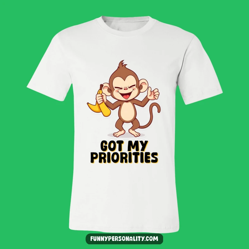 Funny Monkey Banana T-Shirt: Juggling Act, Tropical Style, Ideal Funny Gift