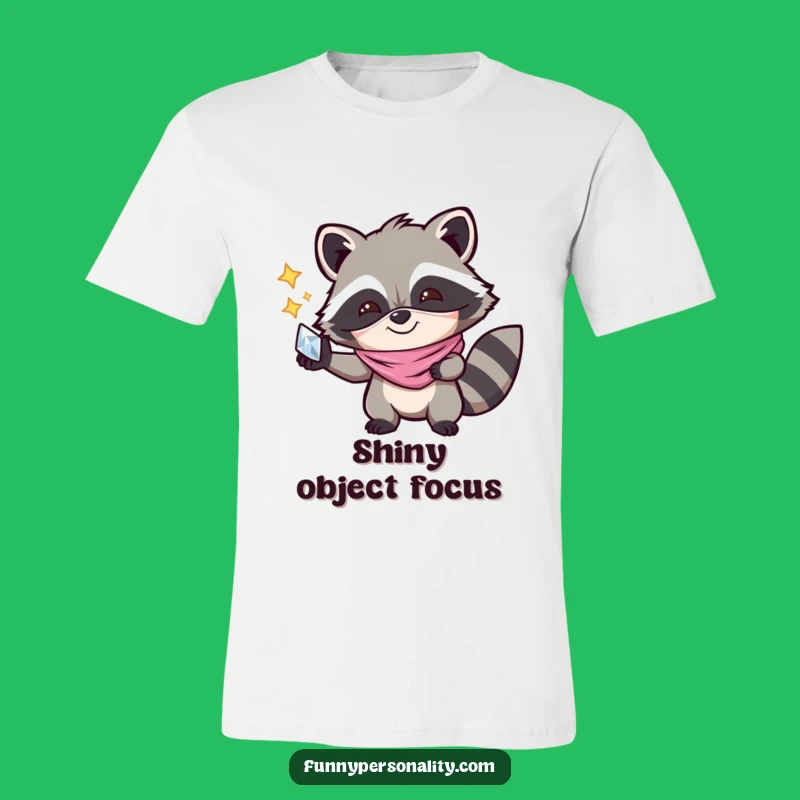 Funny Raccoon Mask T-Shirt - Joyful Bandit Tee for Adventurous Souls