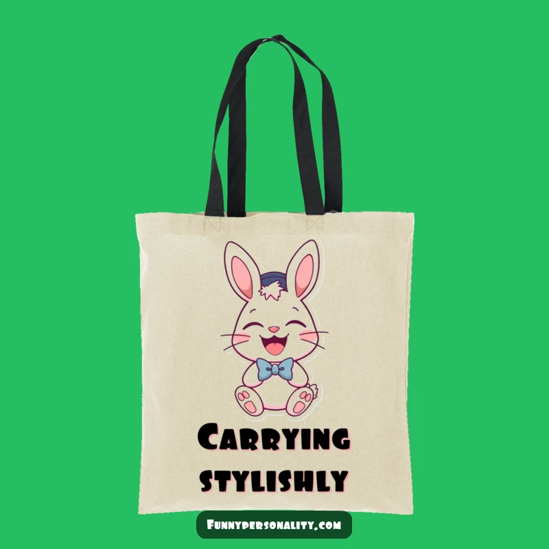 Funny Bunny Tote Bag: Carry Your Fun - Perfect Gift